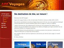Tablet Screenshot of aimvoyages.fr